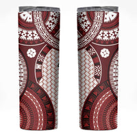 Bula Fiji Vintage Skinny Tumbler Scarlet Masi Motifs