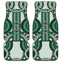 Bula Fiji Vintage Car Mats Phthalo Green Masi Motifs