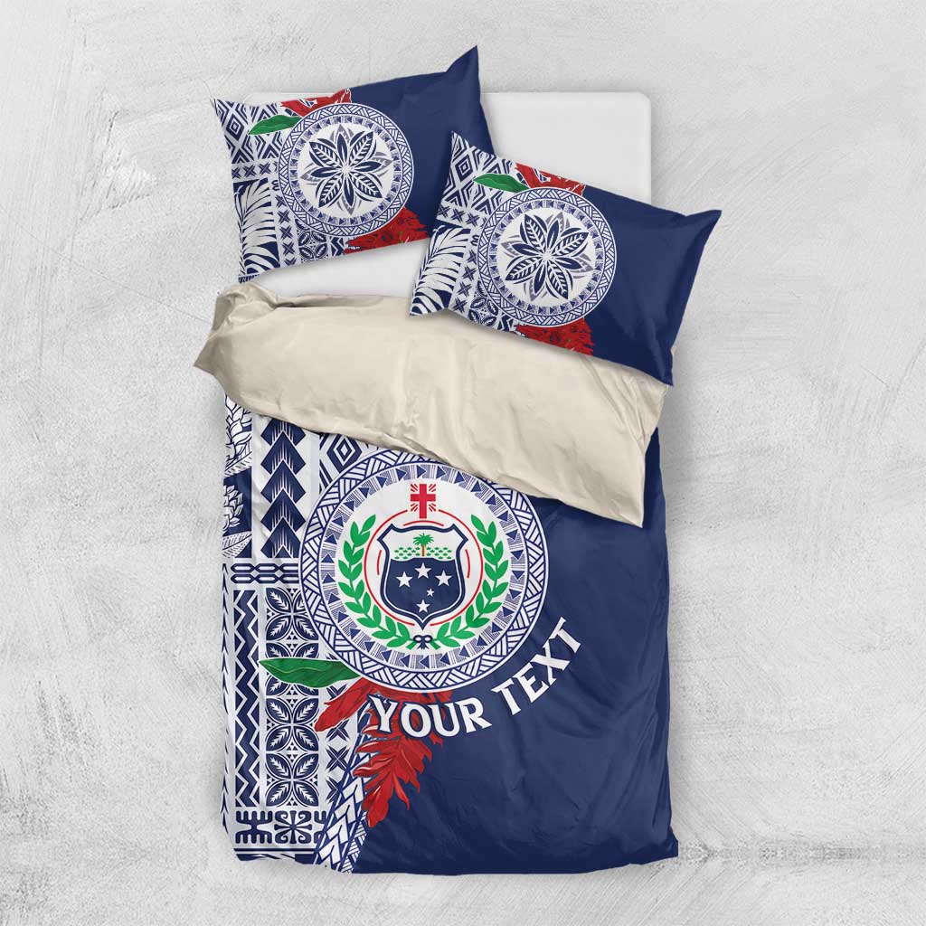 Samoa Rugby Personalized Bedding Set Toa Samoa Myriad Siapo