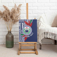 Samoa Rugby Personalized Canvas Wall Art Toa Samoa Myriad Siapo