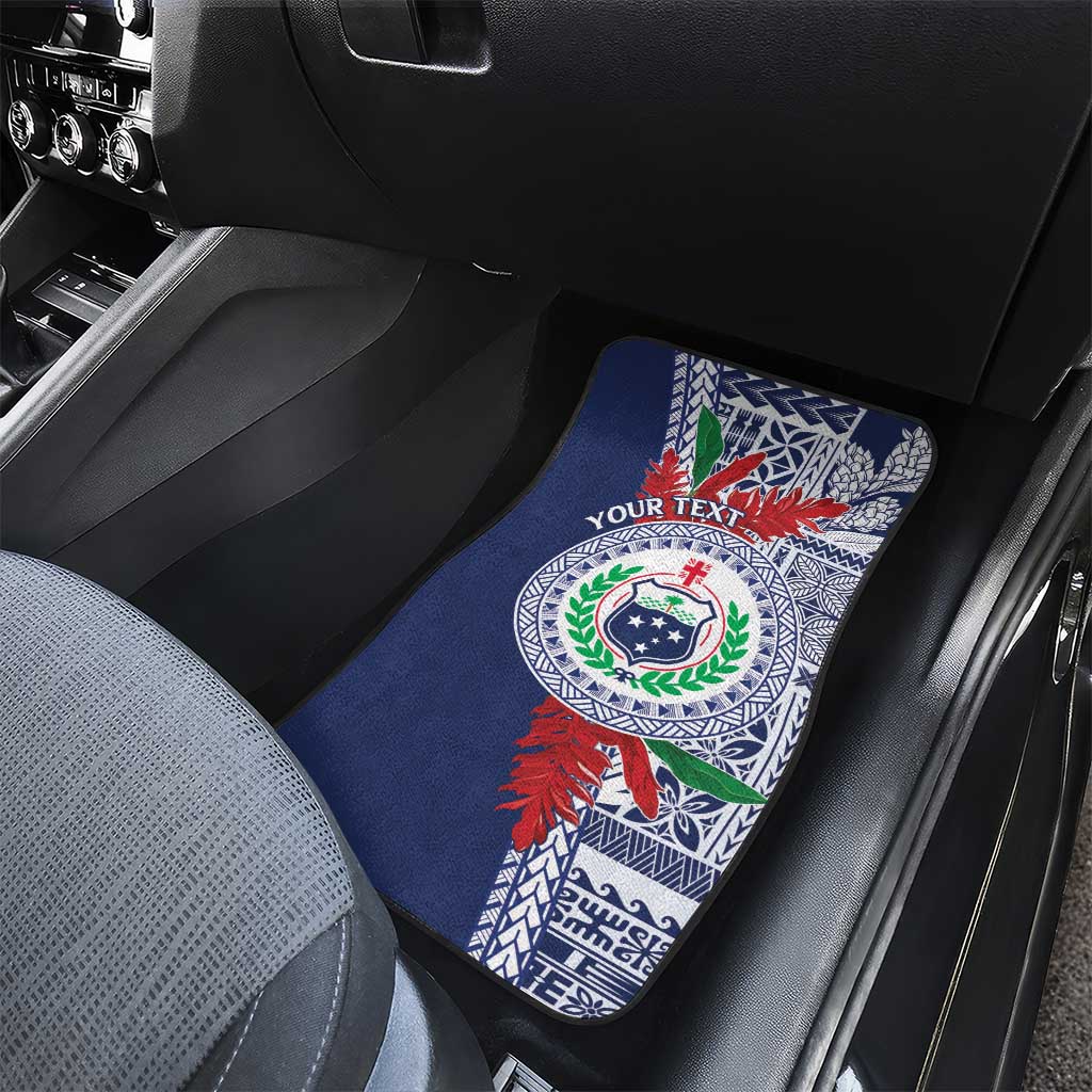 Samoa Rugby Personalized Car Mats Toa Samoa Myriad Siapo