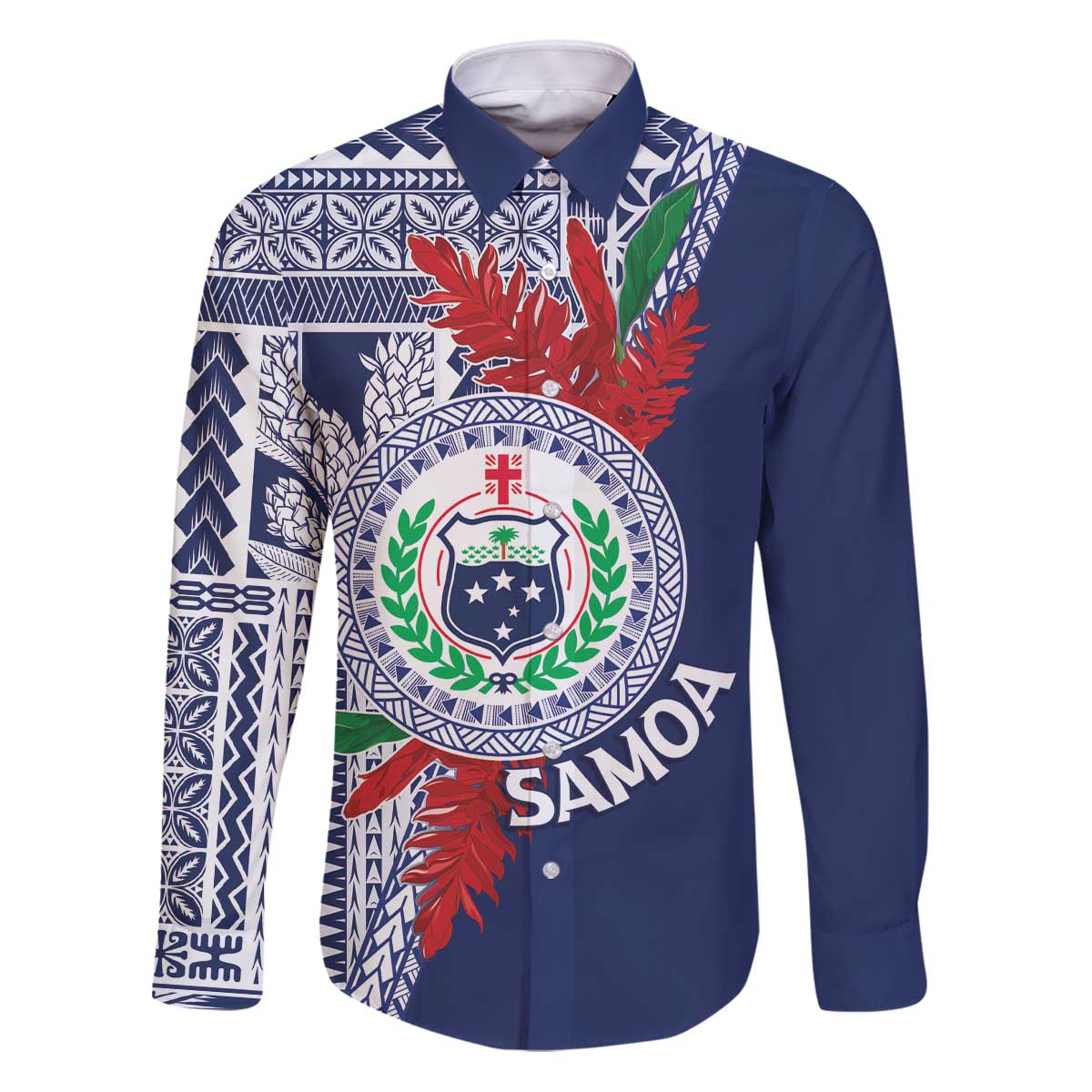 Samoa Rugby Personalized Family Matching Puletasi and Hawaiian Shirt Toa Samoa Myriad Siapo