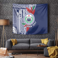 Samoa Rugby Personalized Tapestry Toa Samoa Myriad Siapo