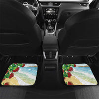 Have A Very Beach Christmas Car Mats Parrot By Lehua Flower - Polynesian Pride