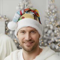 Have A Very Beach Christmas Santa Hat Parrot By Lehua Flower - Polynesian Pride