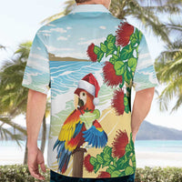 Have A Very Beach Christmas Hawaiian Shirt Parrot By Lehua Flower - Polynesian Pride