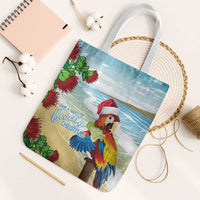Have A Very Beach Christmas Tote Bag Parrot By Lehua Flower - Polynesian Pride