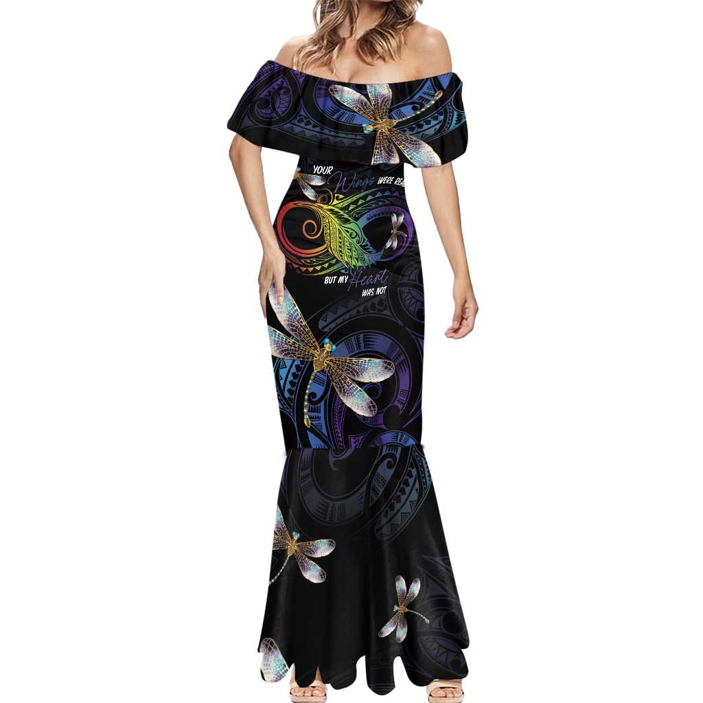 Personalised Polynesian Memorial Mermaid Dress Your Wings Were Ready But My Heart Was Not