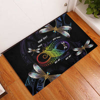 Personalised Polynesian Memorial Rubber Doormat Your Wings Were Ready But My Heart Was Not