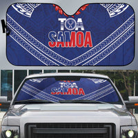 Toa Samoa Rugby Auto Sun Shade Ulafala Mix Nifo'oti - Polynesian Pride