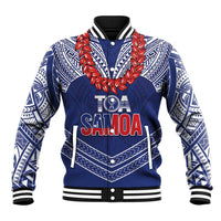 Toa Samoa Rugby Custom Baseball Jacket Ulafala Mix Nifo'oti - Polynesian Pride