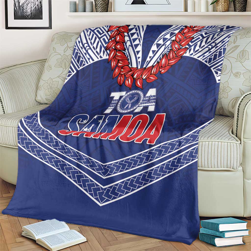 Toa Samoa Rugby Blanket Ulafala Mix Nifo'oti - Polynesian Pride