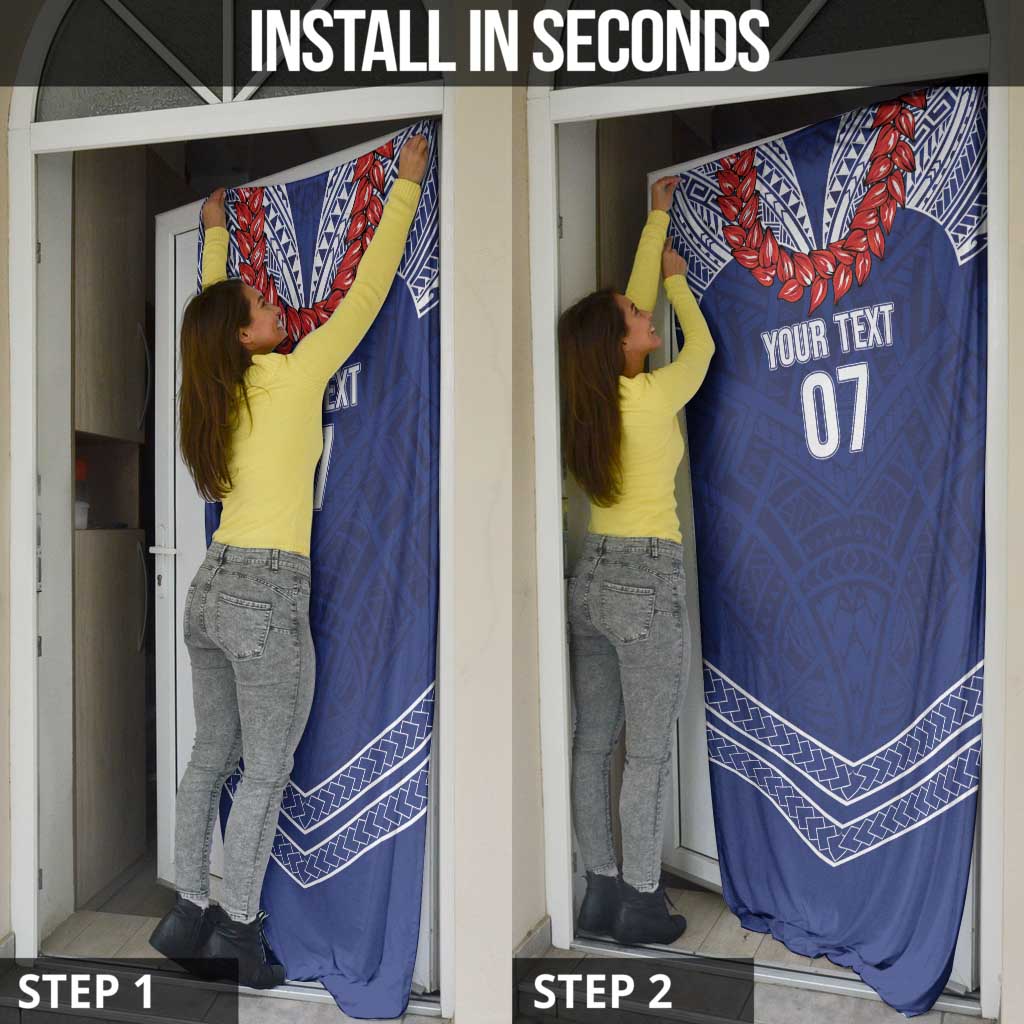 Toa Samoa Rugby Custom Door Cover Ulafala Mix Nifo'oti - Polynesian Pride