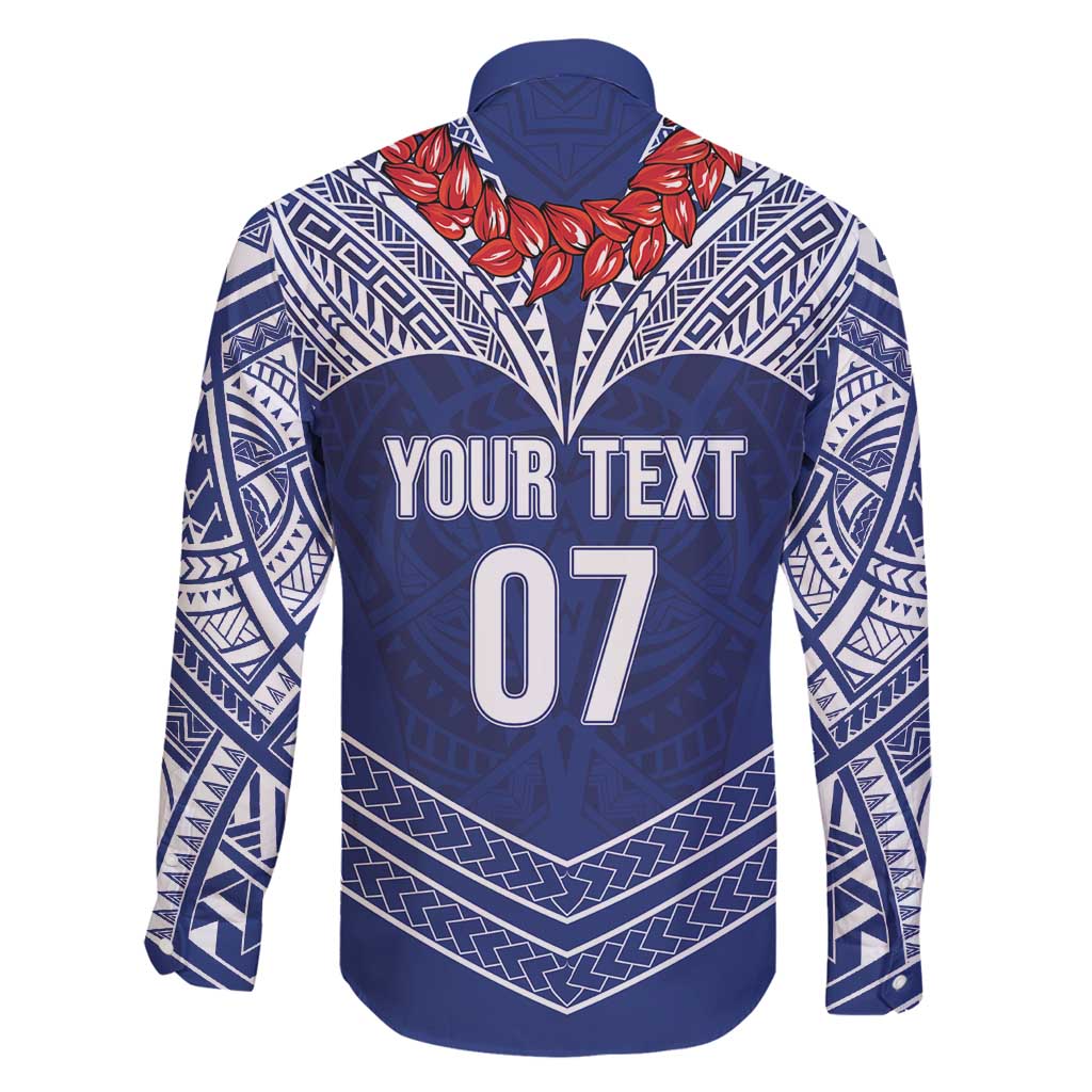 Toa Samoa Rugby Custom Family Matching Tank Maxi Dress and Hawaiian Shirt Ulafala Mix Nifo'oti - Polynesian Pride