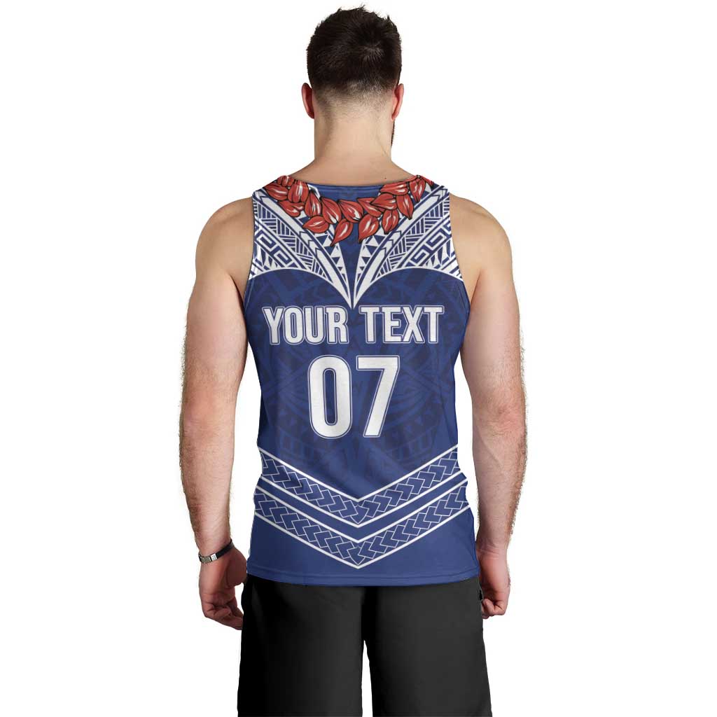 Toa Samoa Rugby Custom Men Tank Top Ulafala Mix Nifo'oti - Polynesian Pride