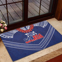 Toa Samoa Rugby Rubber Doormat Ulafala Mix Nifo'oti - Polynesian Pride