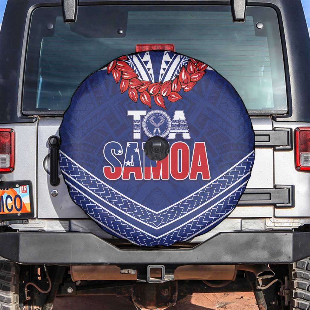 Toa Samoa Rugby Spare Tire Cover Ulafala Mix Nifo'oti - Polynesian Pride