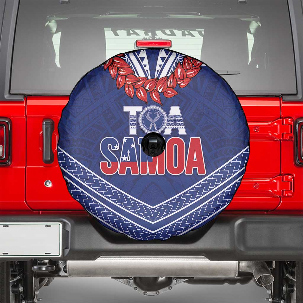 Toa Samoa Rugby Spare Tire Cover Ulafala Mix Nifo'oti - Polynesian Pride
