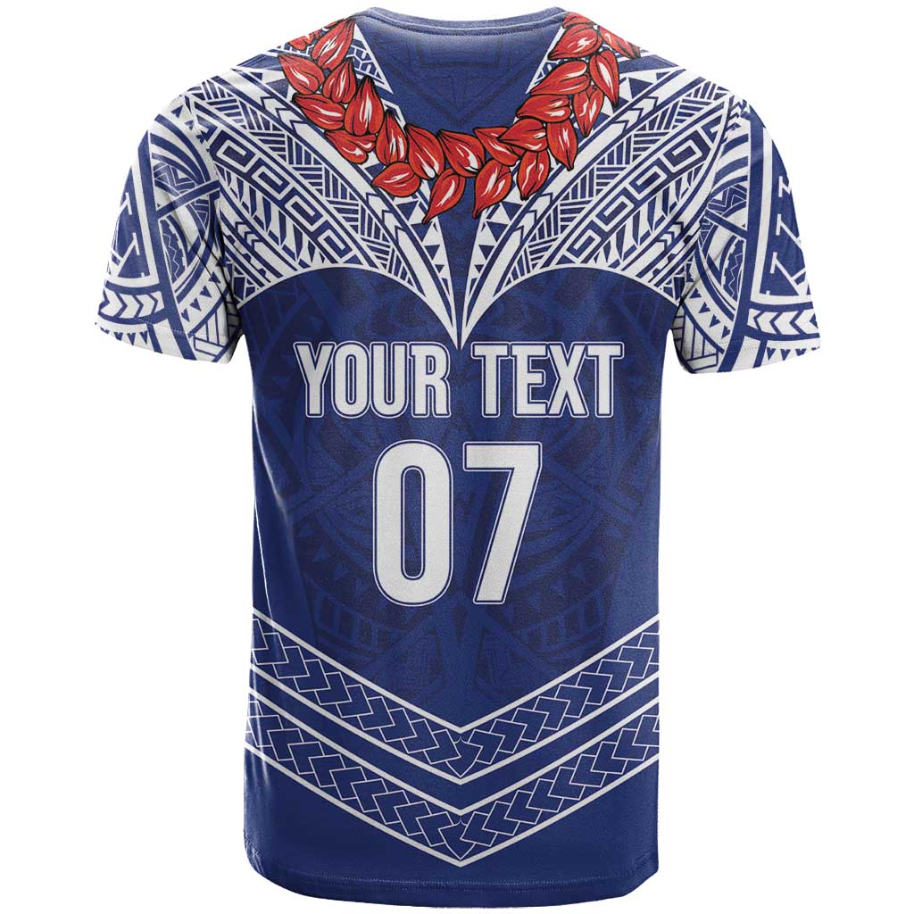 Toa Samoa Rugby Custom T Shirt Ulafala Mix Nifo'oti - Polynesian Pride