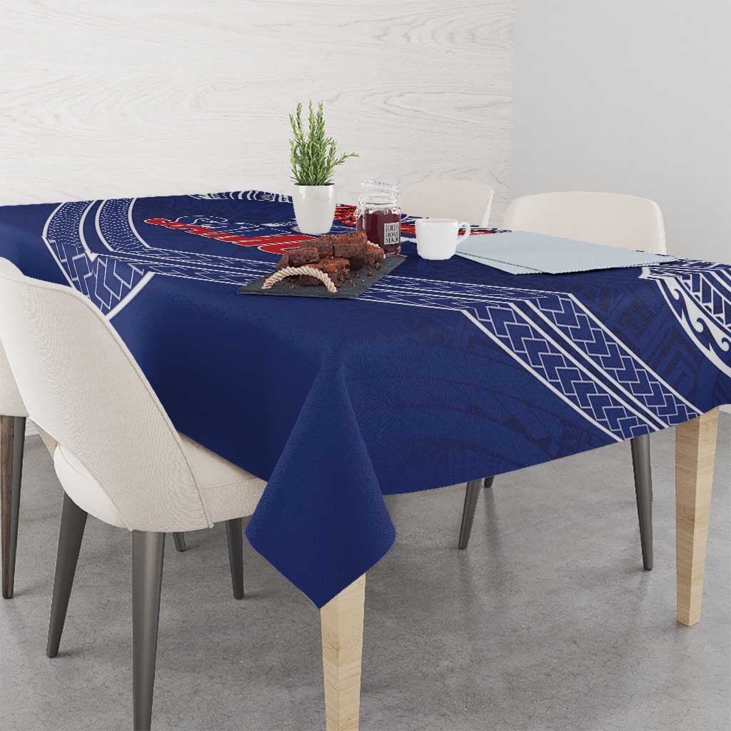 Toa Samoa Rugby Tablecloth Ulafala Mix Nifo'oti - Polynesian Pride