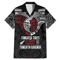 Maori Hongi Toitu Te Tiriti Family Matching Mermaid Dress and Hawaiian Shirt Tangata Tiriti Stand With Tangata Whenua