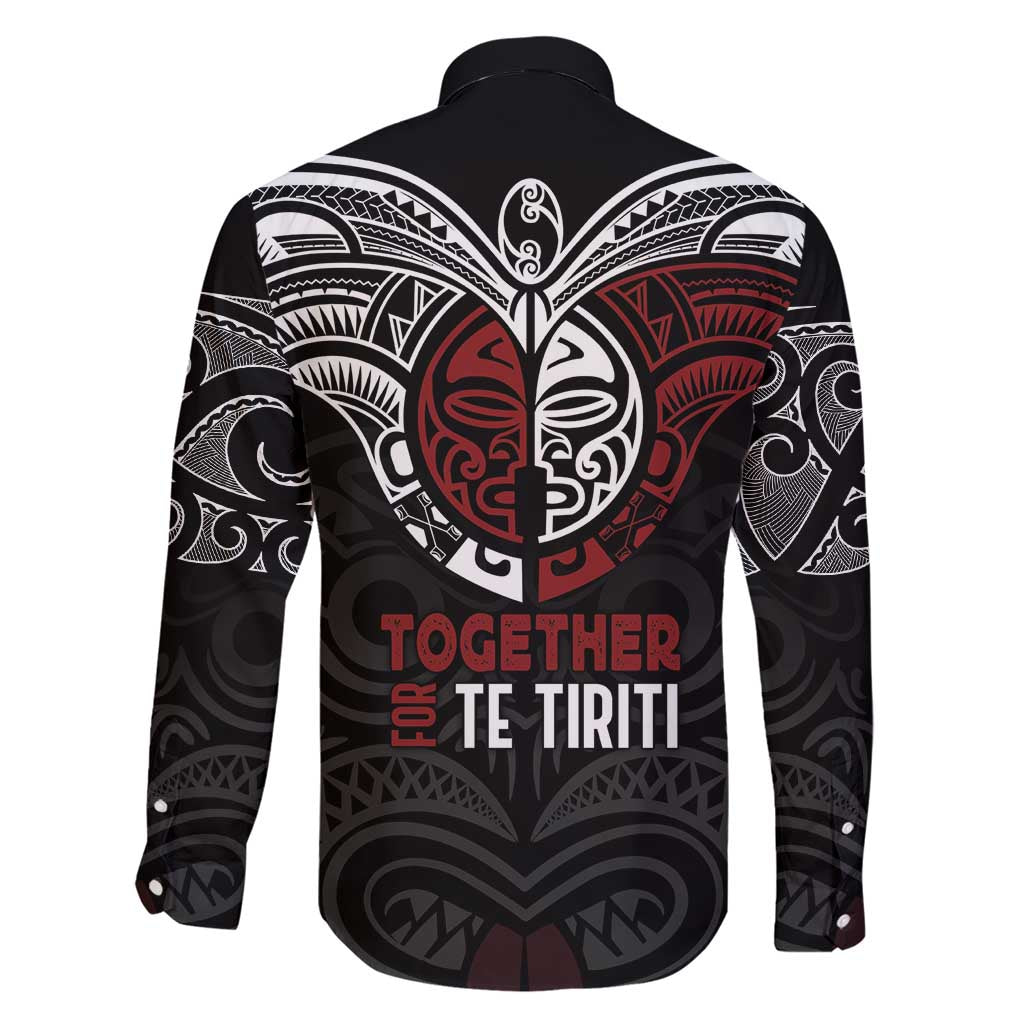 Maori Hongi Toitu Te Tiriti Family Matching Short Sleeve Bodycon Dress and Hawaiian Shirt Tangata Tiriti Stand With Tangata Whenua
