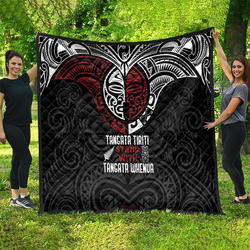 Maori Hongi Toitu Te Tiriti Quilt Tangata Tiriti Stand With Tangata Whenua LT7 - Polynesian Pride