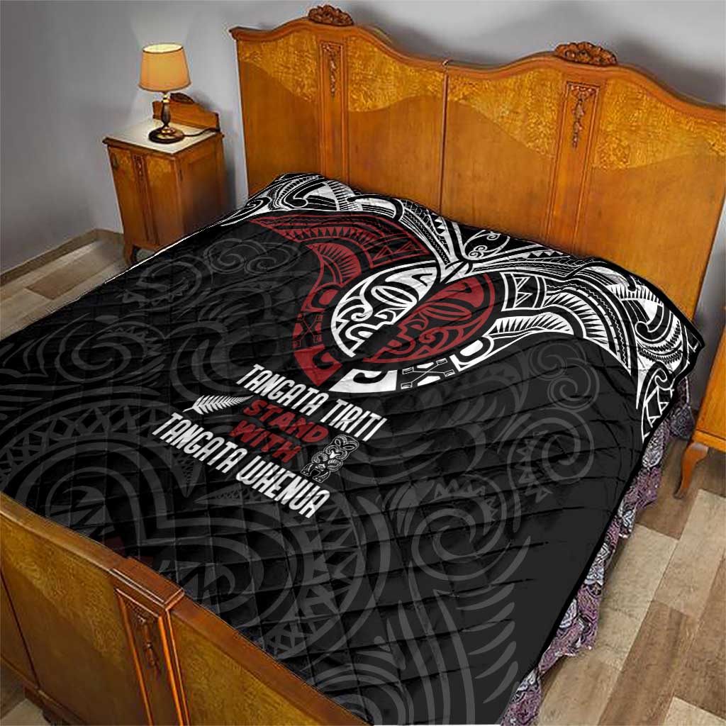 Maori Hongi Toitu Te Tiriti Quilt Tangata Tiriti Stand With Tangata Whenua LT7 - Polynesian Pride