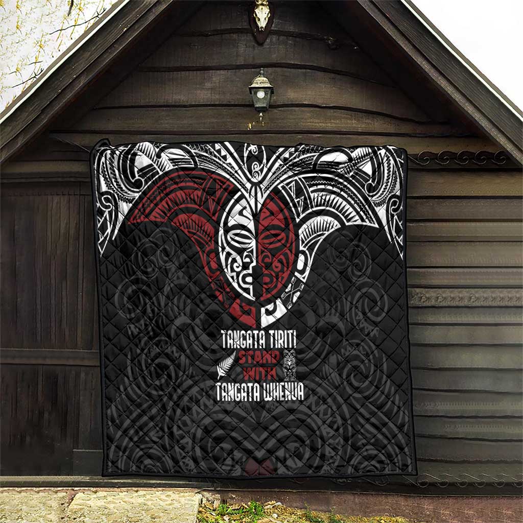 Maori Hongi Toitu Te Tiriti Quilt Tangata Tiriti Stand With Tangata Whenua LT7 - Polynesian Pride