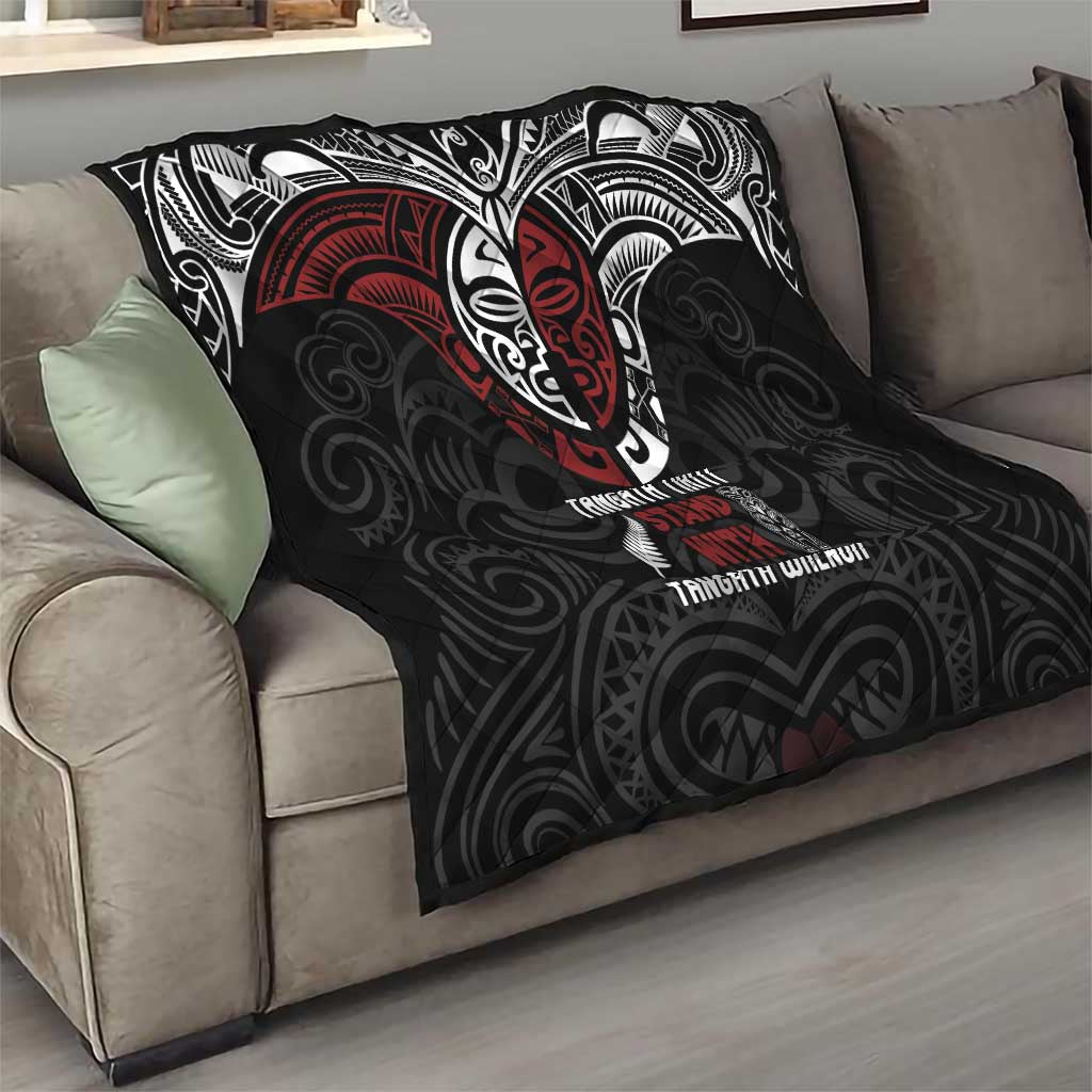 Maori Hongi Toitu Te Tiriti Quilt Tangata Tiriti Stand With Tangata Whenua LT7 - Polynesian Pride