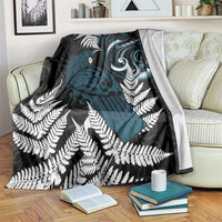 New Zealand Tui Bird Blanket Maori Kowhaiwhai
