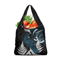 New Zealand Tui Bird Grocery Bag Maori Kowhaiwhai