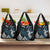 New Zealand Tui Bird Grocery Bag Maori Kowhaiwhai