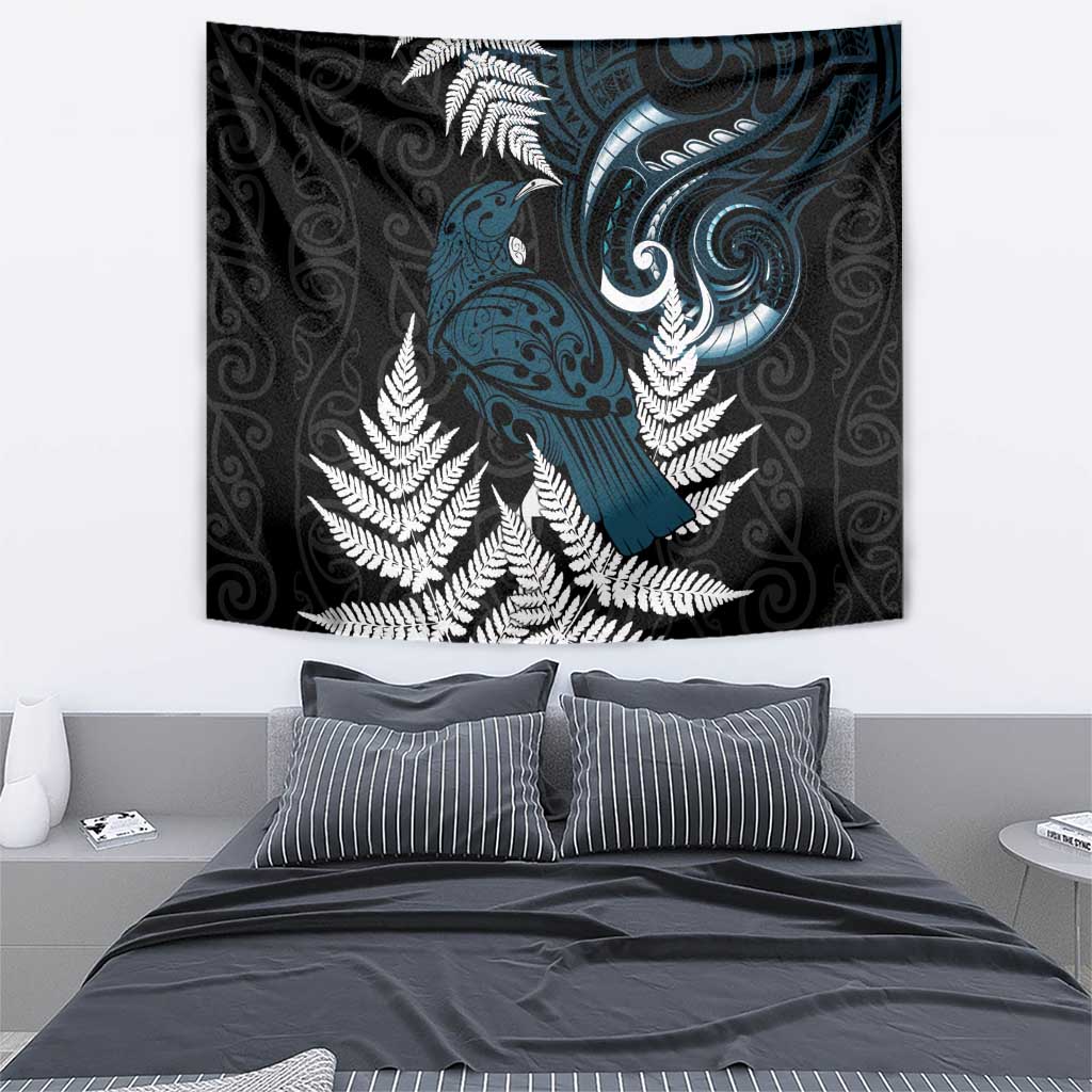 New Zealand Tui Bird Tapestry Maori Kowhaiwhai LT7 - Polynesian Pride