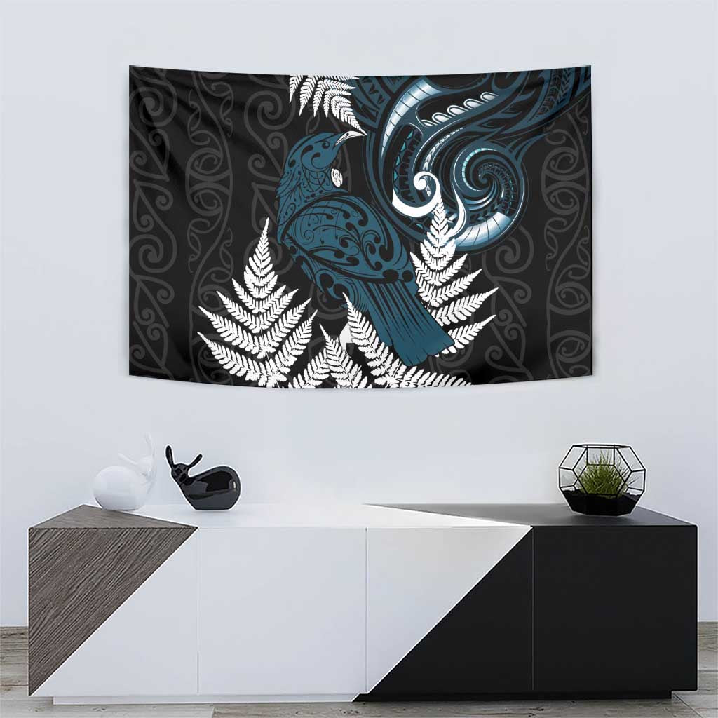 New Zealand Tui Bird Tapestry Maori Kowhaiwhai LT7 - Polynesian Pride