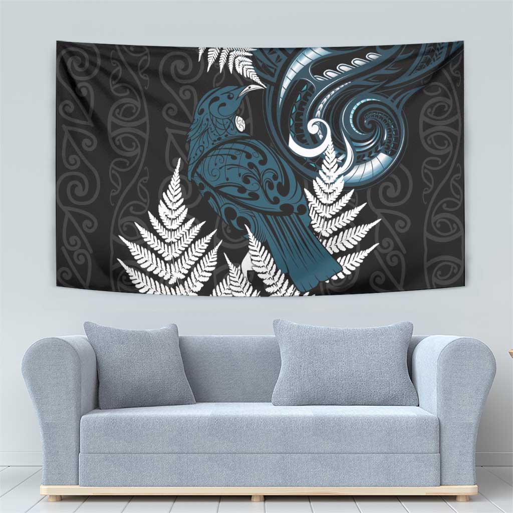 New Zealand Tui Bird Tapestry Maori Kowhaiwhai LT7 - Polynesian Pride