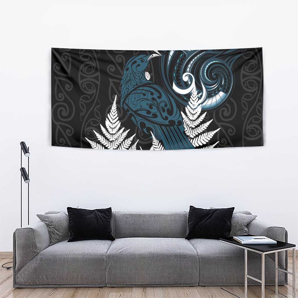 New Zealand Tui Bird Tapestry Maori Kowhaiwhai LT7 - Polynesian Pride
