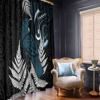 New Zealand Tui Bird Window Curtain Maori Kowhaiwhai