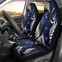 New Zealand Maori Matariki Car Seat Cover Tui Bird Galaxy