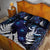 New Zealand Maori Matariki Quilt Bed Set Tui Bird Galaxy
