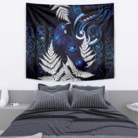 New Zealand Maori Matariki Tapestry Tui Bird Galaxy