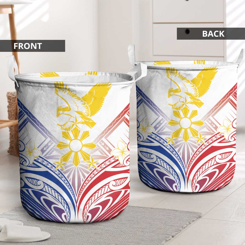 Philippines Tribal Sun Laundry Basket Hunting Eagle