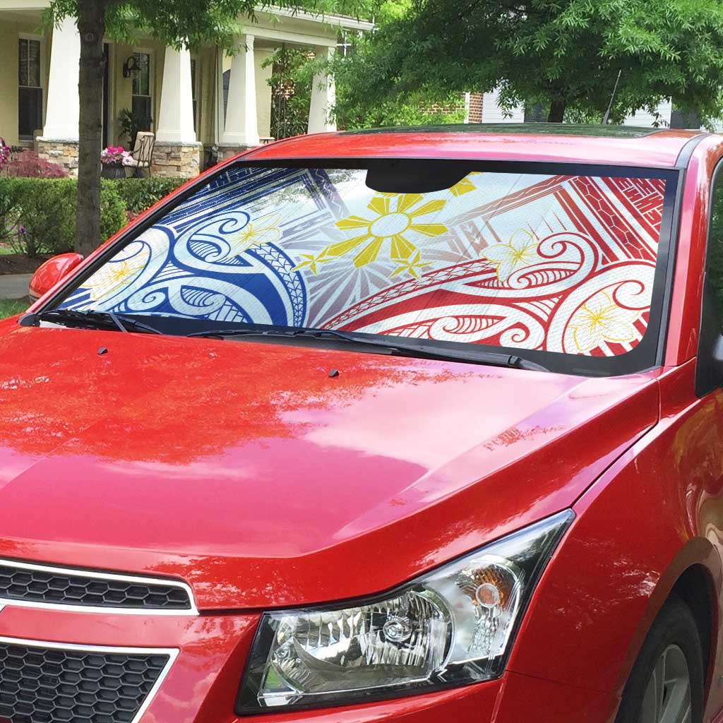 Philippines Tribal Sun Auto Sun Shade Hunting Eagle