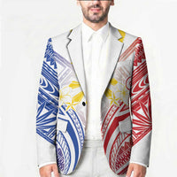 Philippines Tribal Sun Personalized Blazer Hunting Eagle