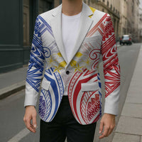 Philippines Tribal Sun Personalized Blazer Hunting Eagle