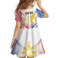 Philippines Tribal Sun Personalized Family Matching Puletasi and Hawaiian Shirt Hunting Eagle LT7 - Polynesian Pride