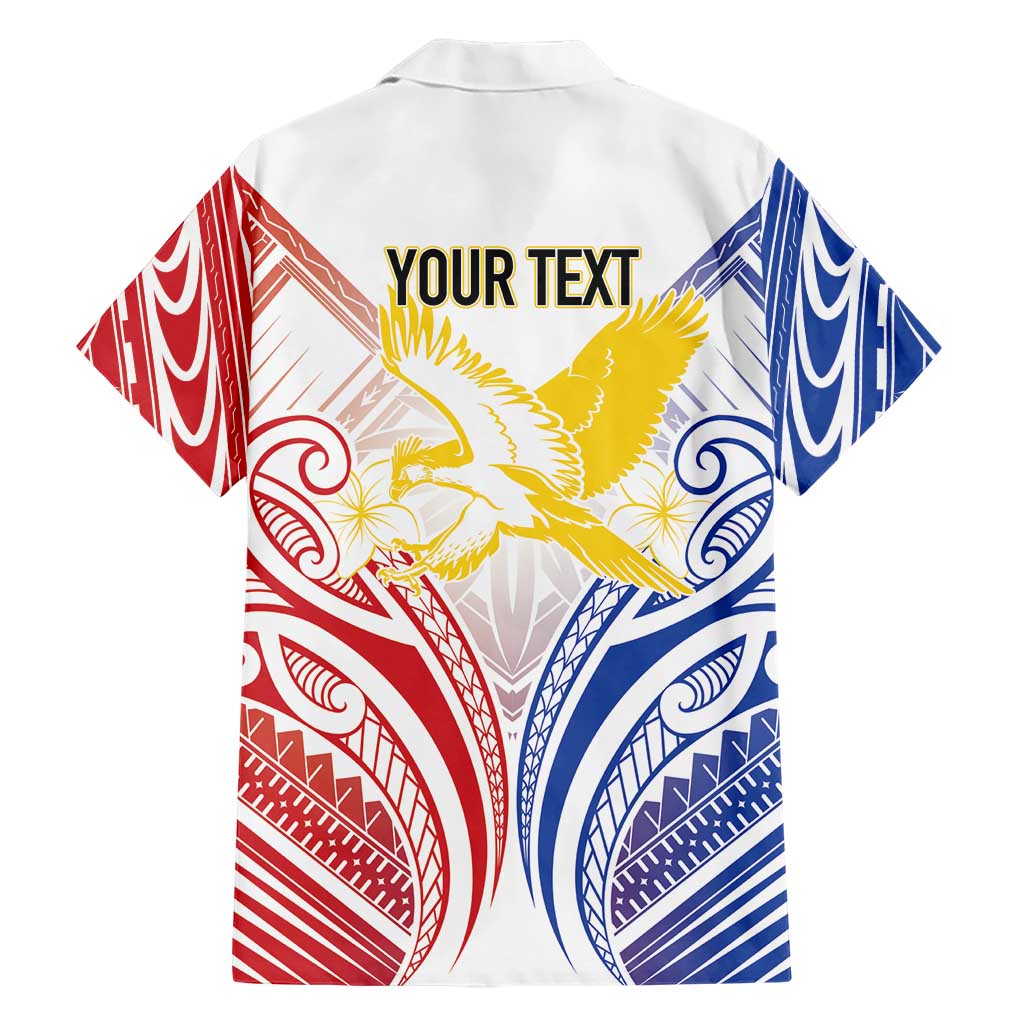 Philippines Tribal Sun Personalized Family Matching Puletasi and Hawaiian Shirt Hunting Eagle LT7 - Polynesian Pride