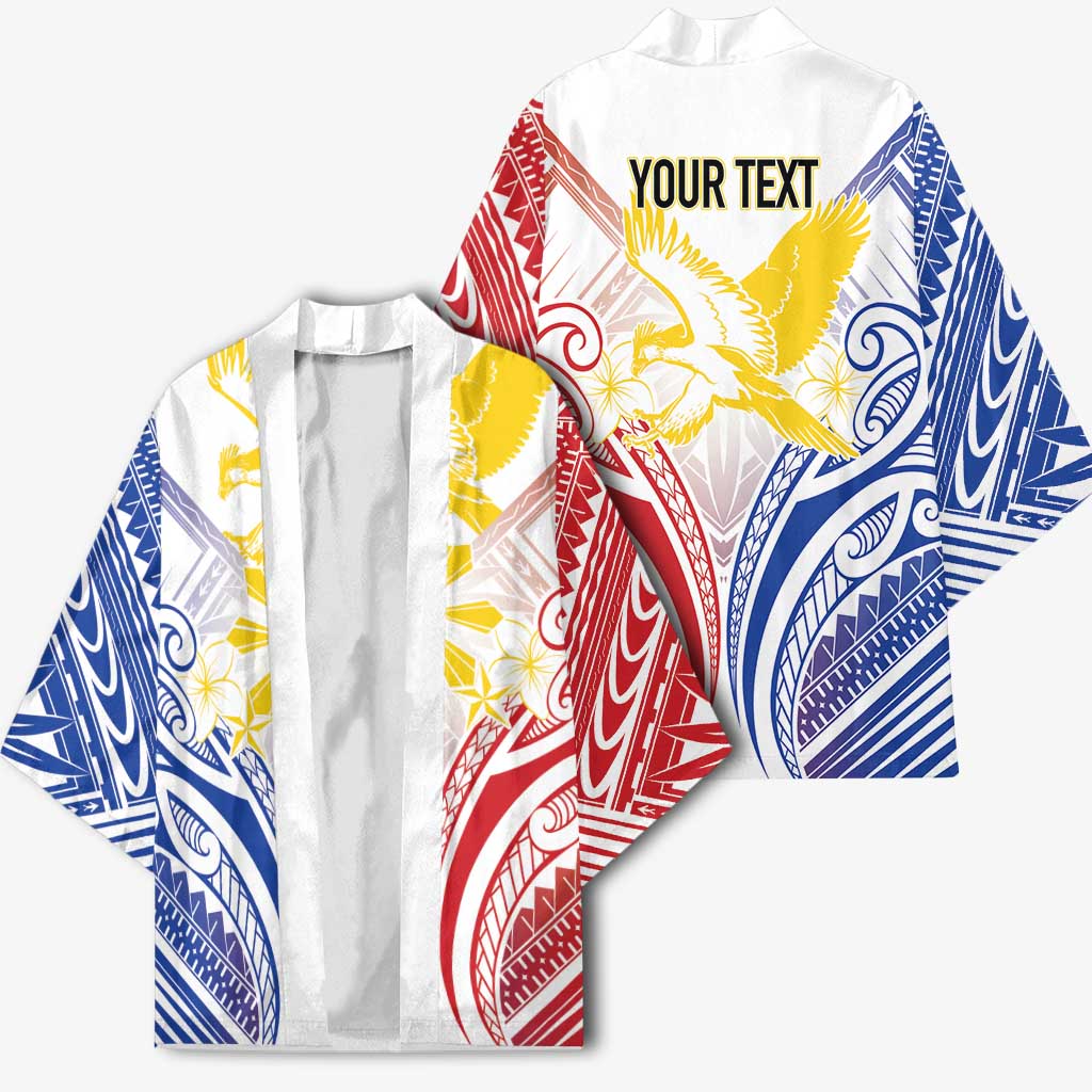 Philippines Tribal Sun Personalized Kimono Hunting Eagle