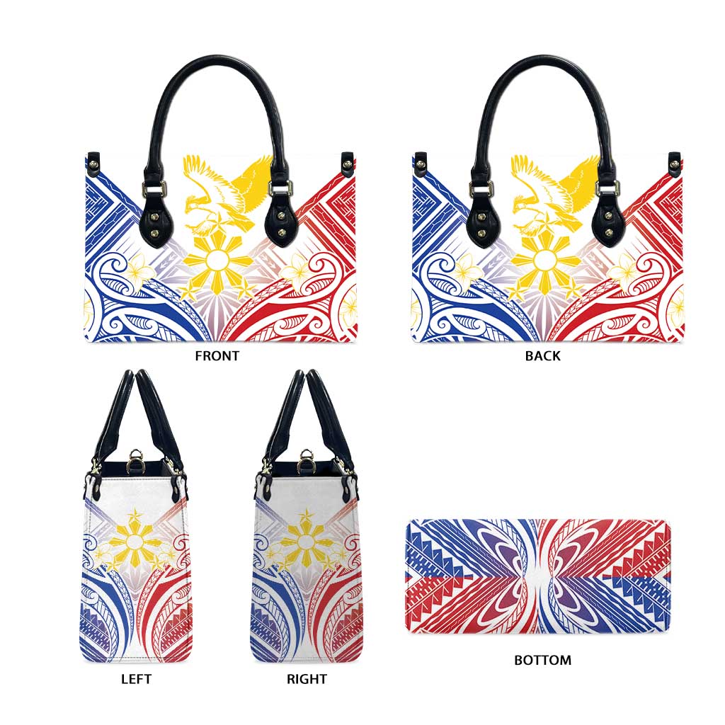 Philippines Tribal Sun Leather Bag Hunting Eagle
