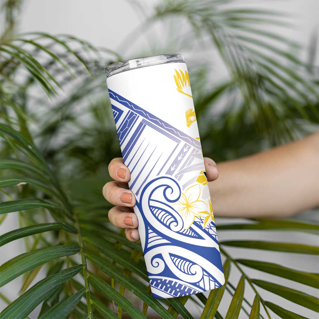 Philippines Tribal Sun Personalized Skinny Tumbler Hunting Eagle
